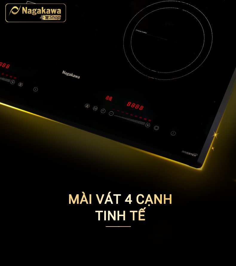 Bếp từ hồng ngoại đôi Nagakawa Inverter NAG1252M Bếp từ hồng ngoại đôi Nagakawa Inverter NAG1252M