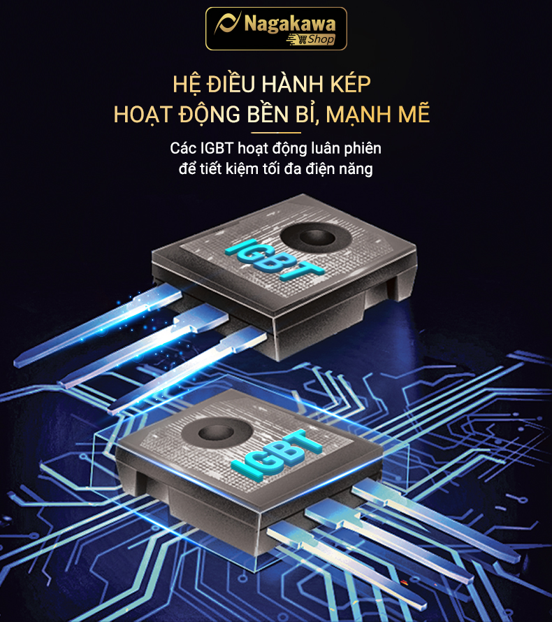 Bếp từ hồng ngoại đôi Nagakawa Inverter NAG1252M Bếp từ hồng ngoại đôi Nagakawa Inverter NAG1252M