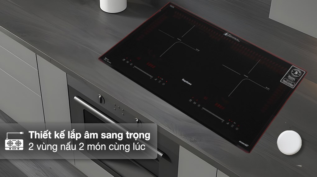 Bếp từ đôi Nagakawa Inverter NK2C08MS Bếp từ đôi Nagakawa Inverter NK2C08MS
