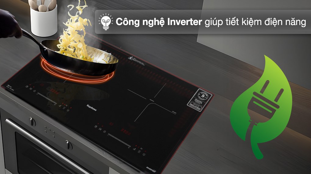 Bếp từ đôi Nagakawa Inverter NK2C08MS Bếp từ đôi Nagakawa Inverter NK2C08MS
