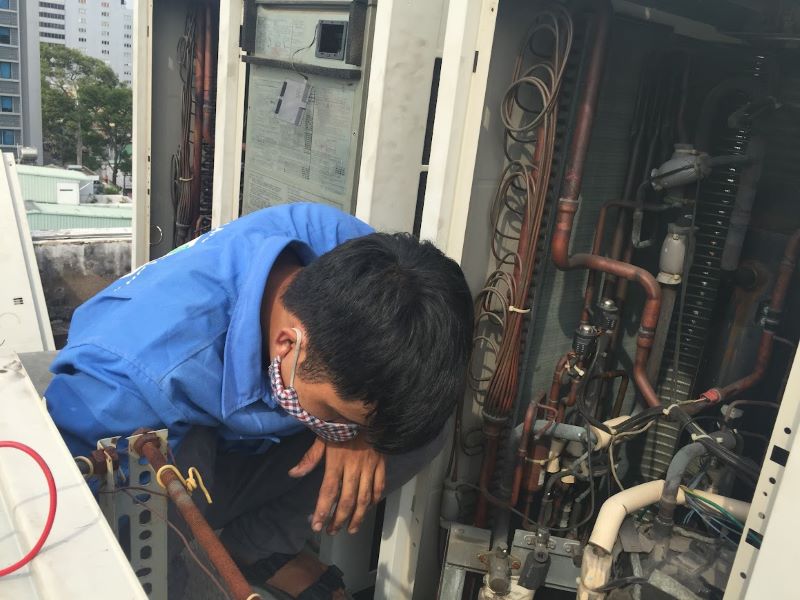 Cách sửa máy lạnh trung tâm VRV Cách sửa máy lạnh trung tâm VRV