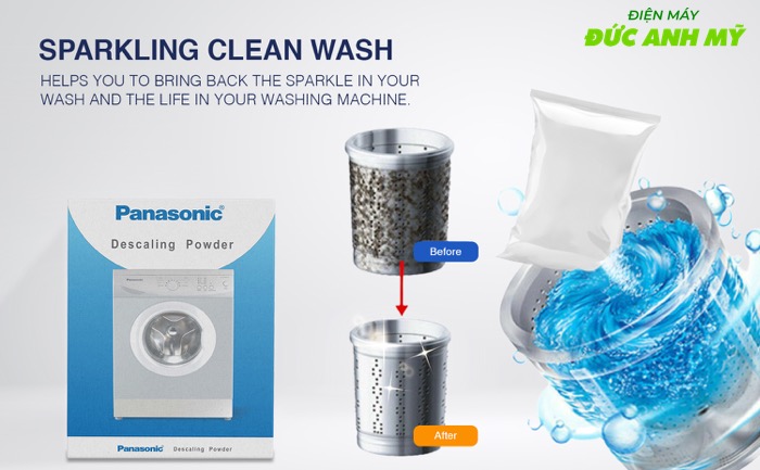 Cách vệ sinh máy giặt Panasonic Cách vệ sinh máy giặt Panasonic