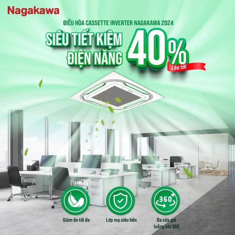 Cải tiến vượt trội của máy lạnh Nagakawa Cải tiến vượt trội của máy lạnh Nagakawa