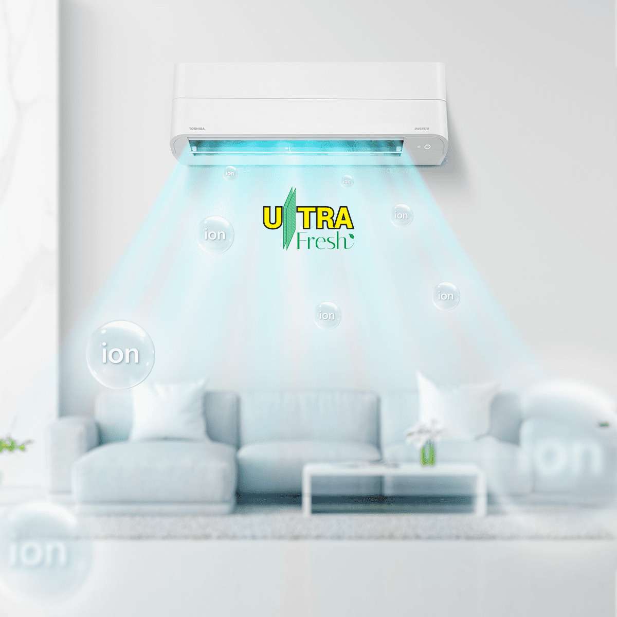 Công nghệ lọc khí Ultra Fresh trên máy lạnh toshiba inverter H10C4KCVG-V Công nghệ lọc khí Ultra Fresh trên máy lạnh toshiba inverter H10C4KCVG-V