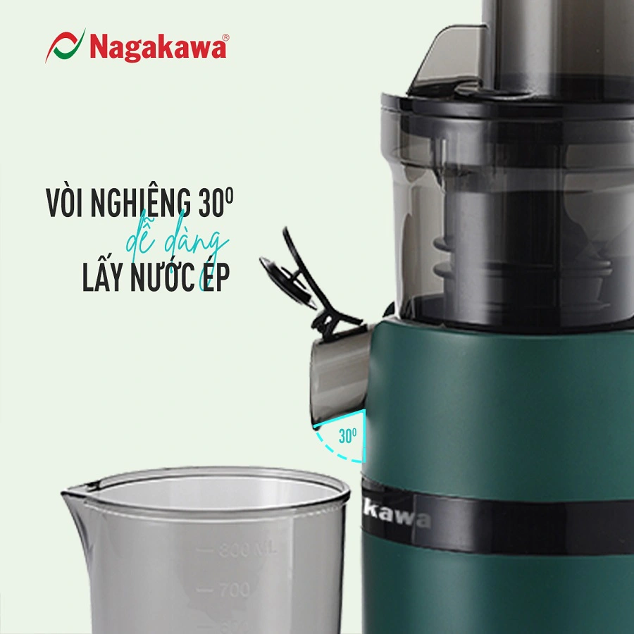 Máy ép chậm Nagakawa NAG0818 Máy ép chậm Nagakawa NAG0818