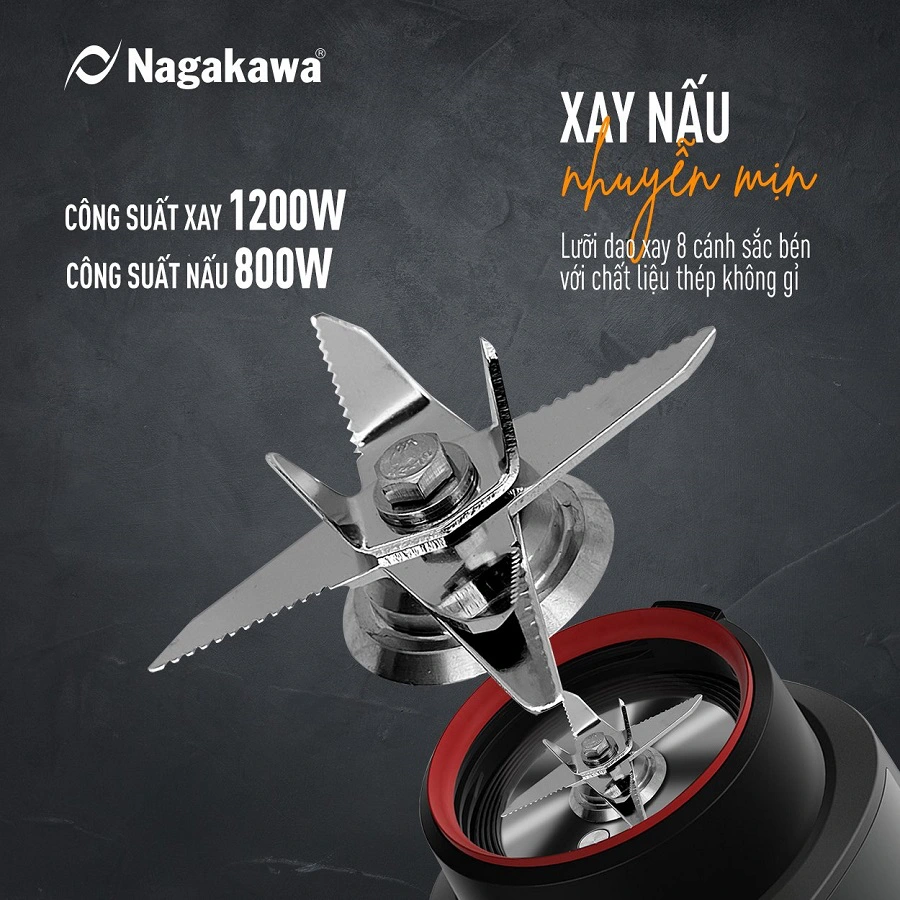 Máy làm sữa hạt đa năng Nagakawa NAG0824 Máy làm sữa hạt đa năng Nagakawa NAG0824