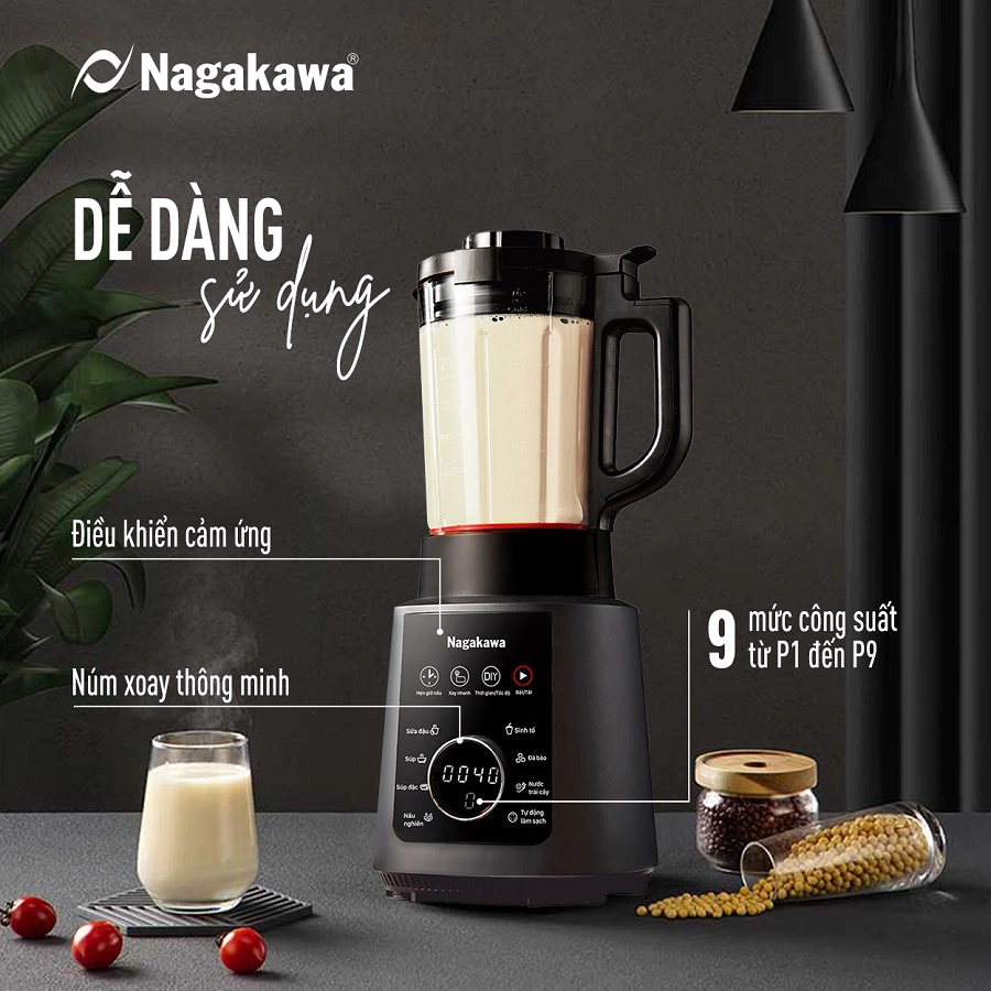 Máy làm sữa hạt đa năng Nagakawa NAG0824 Máy làm sữa hạt đa năng Nagakawa NAG0824