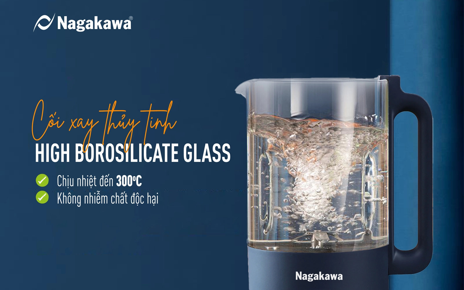 Máy làm sữa hạt đa năng Nagakawa NAG0825 Máy làm sữa hạt đa năng Nagakawa NAG0825