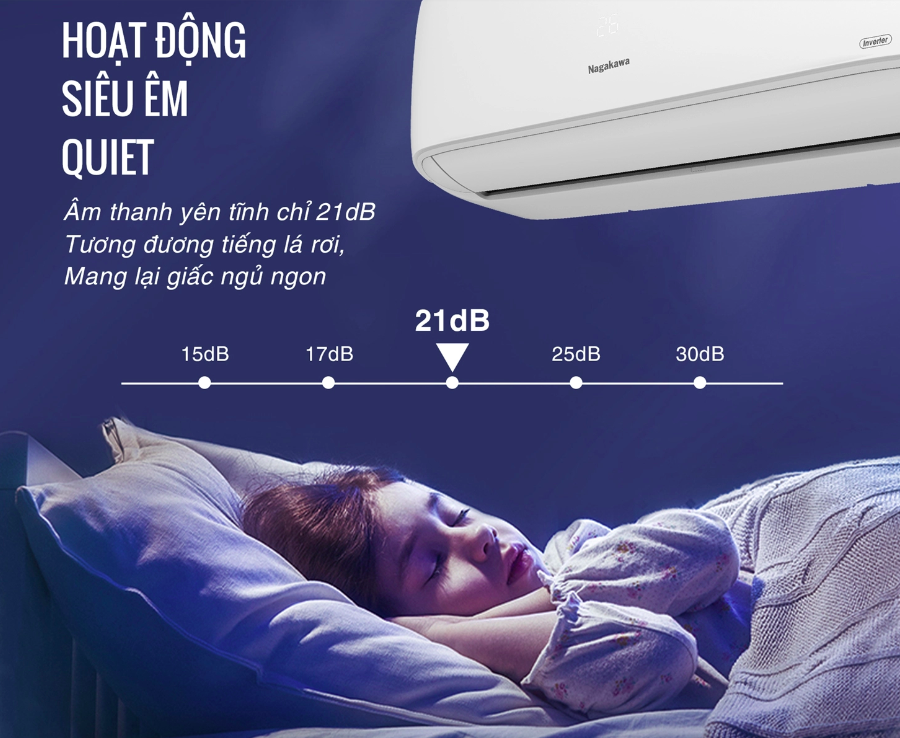 Máy lạnh 1 chiều Nagakawa Inverter 9000BTU/H NIS-C09R2H11 Máy lạnh 1 chiều Nagakawa Inverter 9000BTU/H NIS-C09R2H11