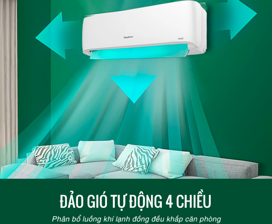 Máy lạnh 1 chiều Nagakawa Inverter 9000BTU/H NIS-C09R2H11 Máy lạnh 1 chiều Nagakawa Inverter 9000BTU/H NIS-C09R2H11
