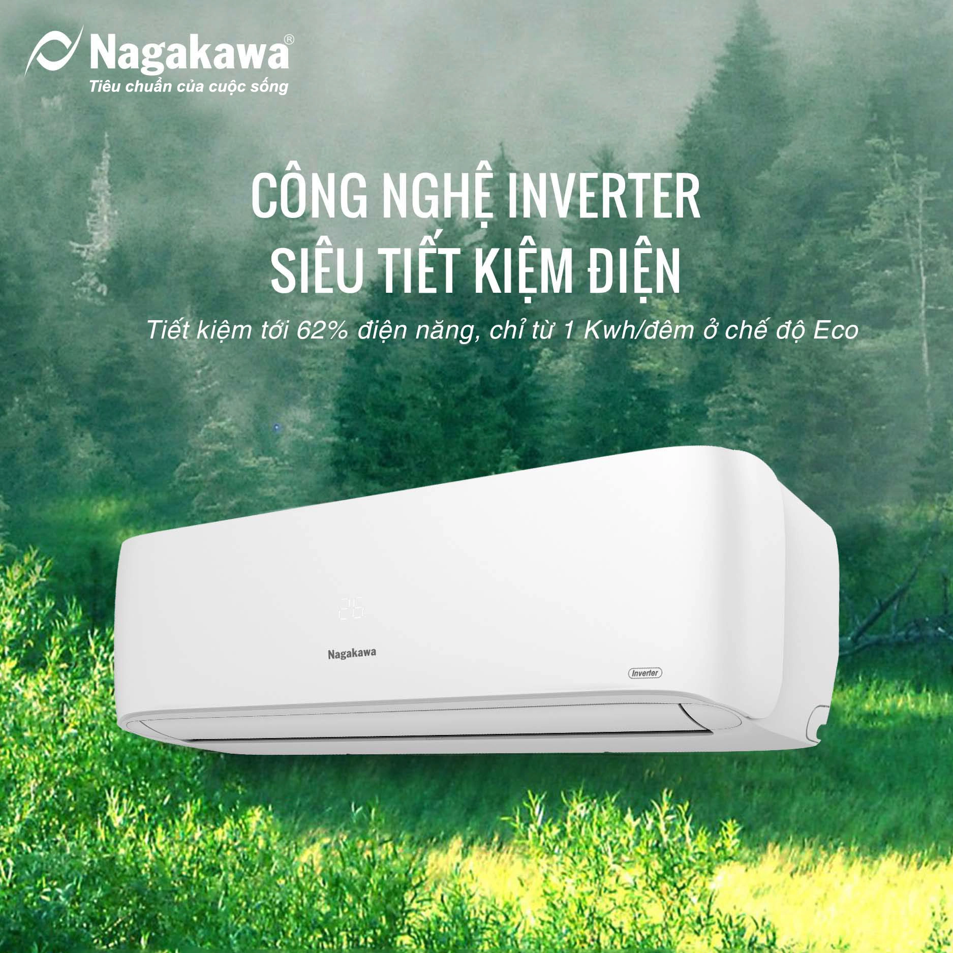 Máy lạnh 1 chiều Nagakawa 9000BTU/H NIS-C09R2H12 Máy lạnh 1 chiều Nagakawa 9000BTU/H NIS-C09R2H12