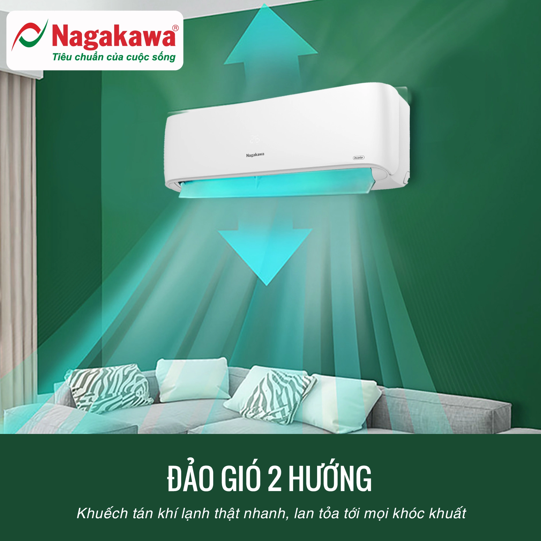 Máy lạnh 1 chiều Nagakawa 9000BTU/H NIS-C09R2H12 Máy lạnh 1 chiều Nagakawa 9000BTU/H NIS-C09R2H12