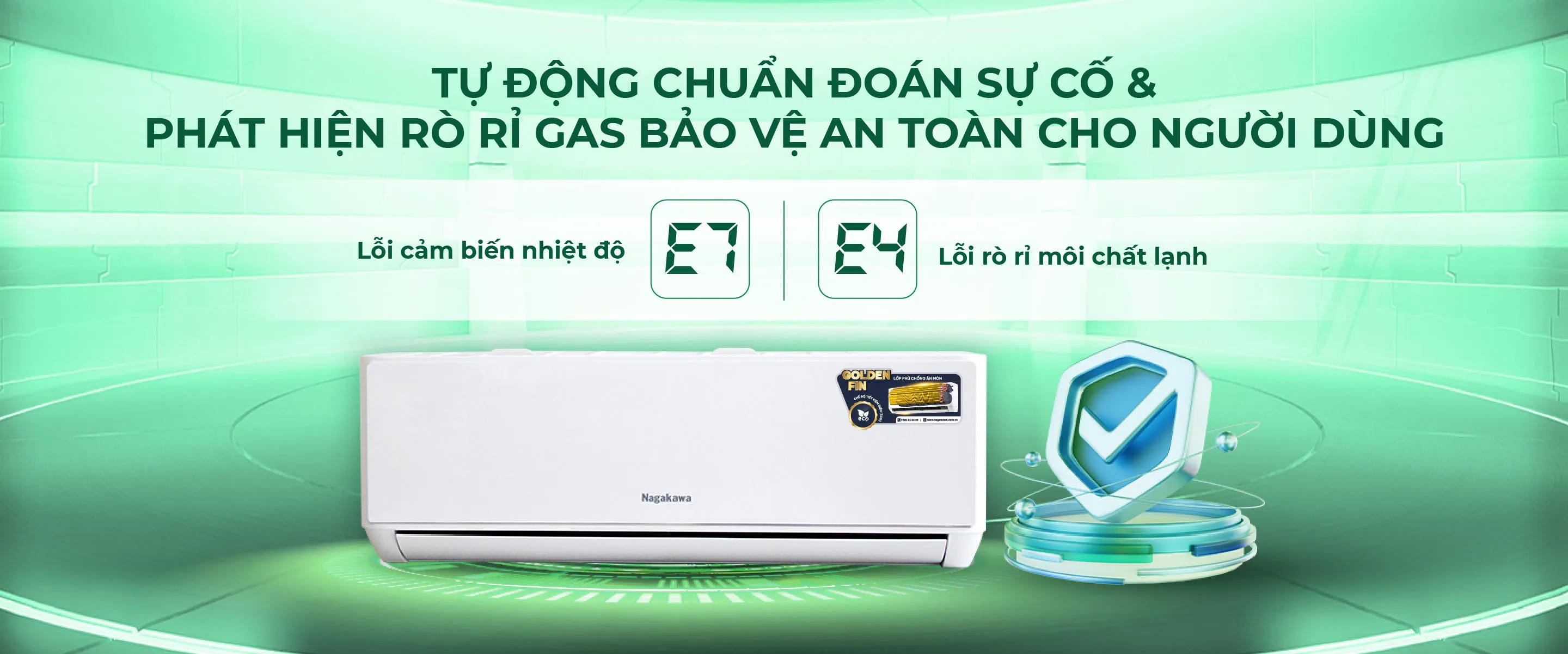 Máy lạnh 1 chiều Nagakawa 9000BTU/H NS-C09R2T30 Máy lạnh 1 chiều Nagakawa 9000BTU/H NS-C09R2T30