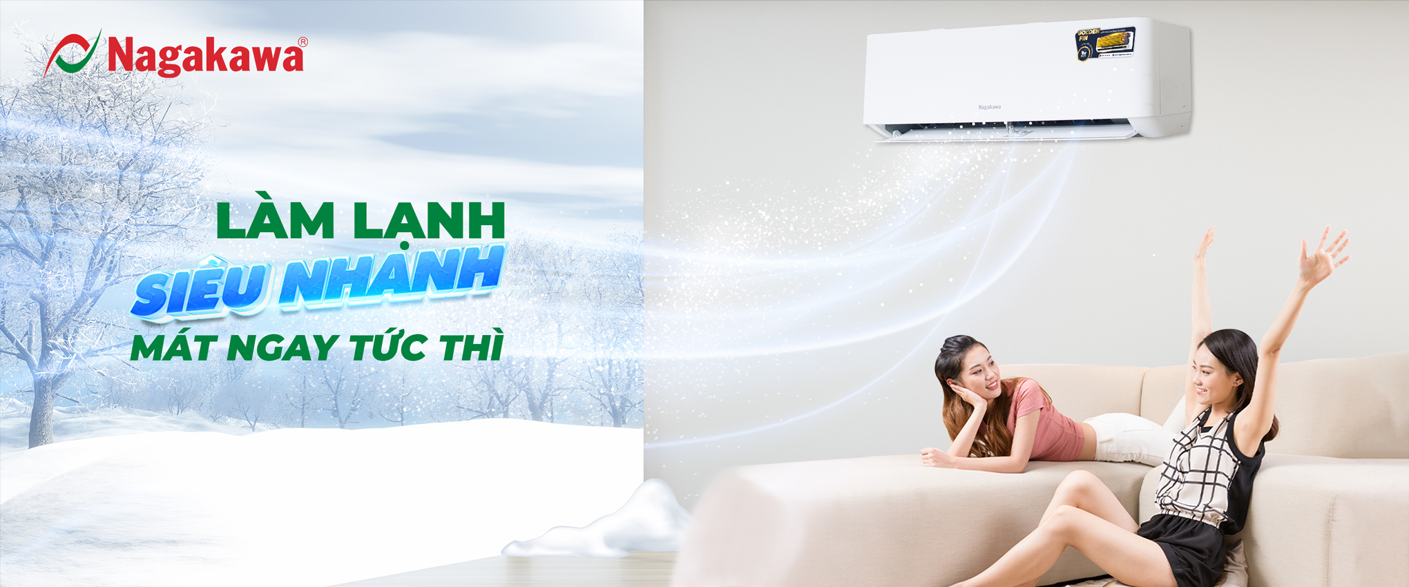 Máy lạnh 1 chiều Nagakawa 18000BTU/H NS-C18R2T31 Máy lạnh 1 chiều Nagakawa 18000BTU/H NS-C18R2T31