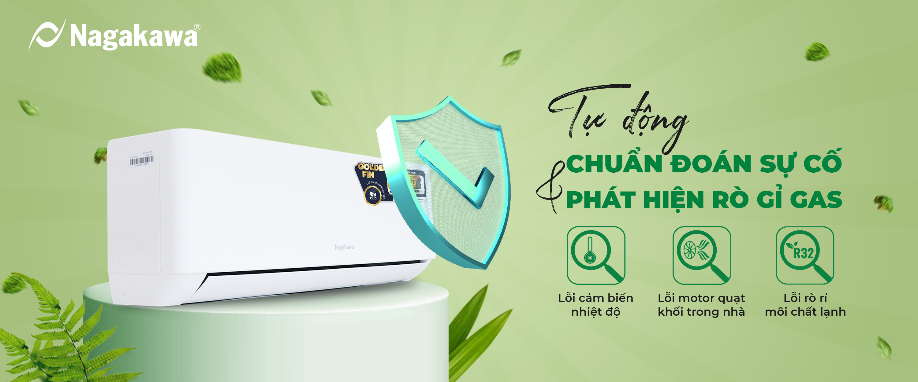 Máy lạnh 1 chiều Nagakawa 18000BTU/H NS-C18R2T31 Máy lạnh 1 chiều Nagakawa 18000BTU/H NS-C18R2T31