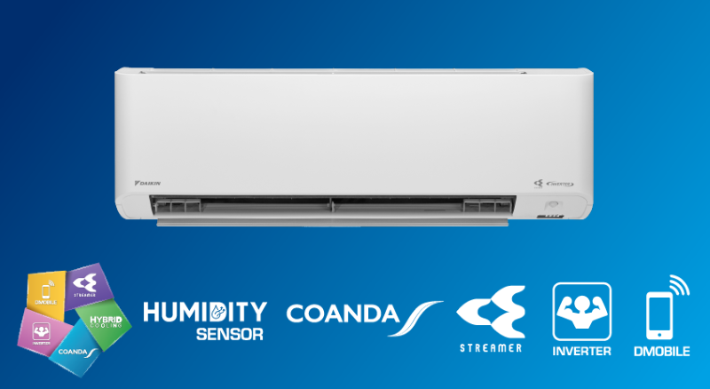 Máy lạnh Daikin inverter thiết kế sang trọng Máy lạnh Daikin inverter thiết kế sang trọng