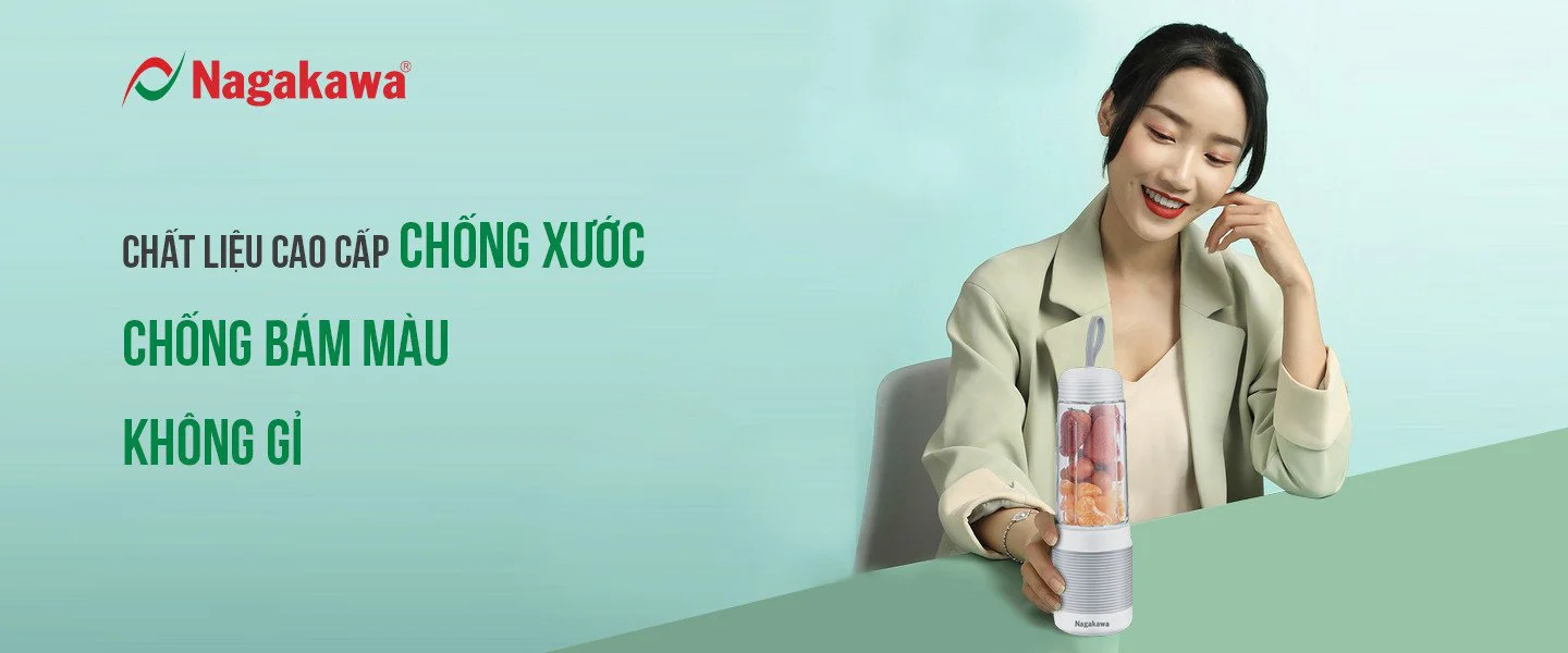 Máy xay sinh tố cầm tay Nagakawa NAG0826 (300ml – 35W – Màu trắng) Máy xay sinh tố cầm tay Nagakawa NAG0826 (300ml – 35W – Màu trắng)