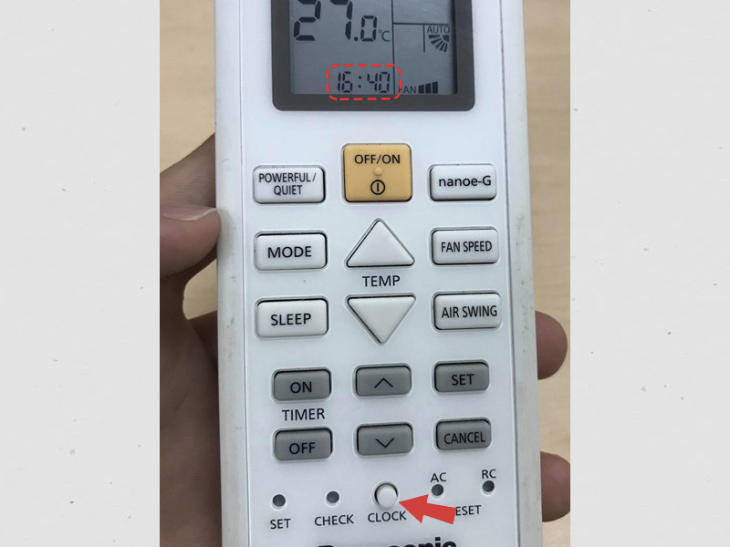 Cách hẹn giờ bật/tắt máy lạnh Cách hẹn giờ bật/tắt máy lạnh