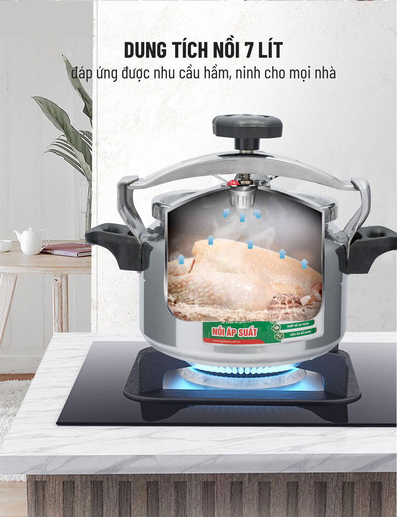 Nồi áp suất Nagakawa NAG1471 Nồi áp suất Nagakawa NAG1471