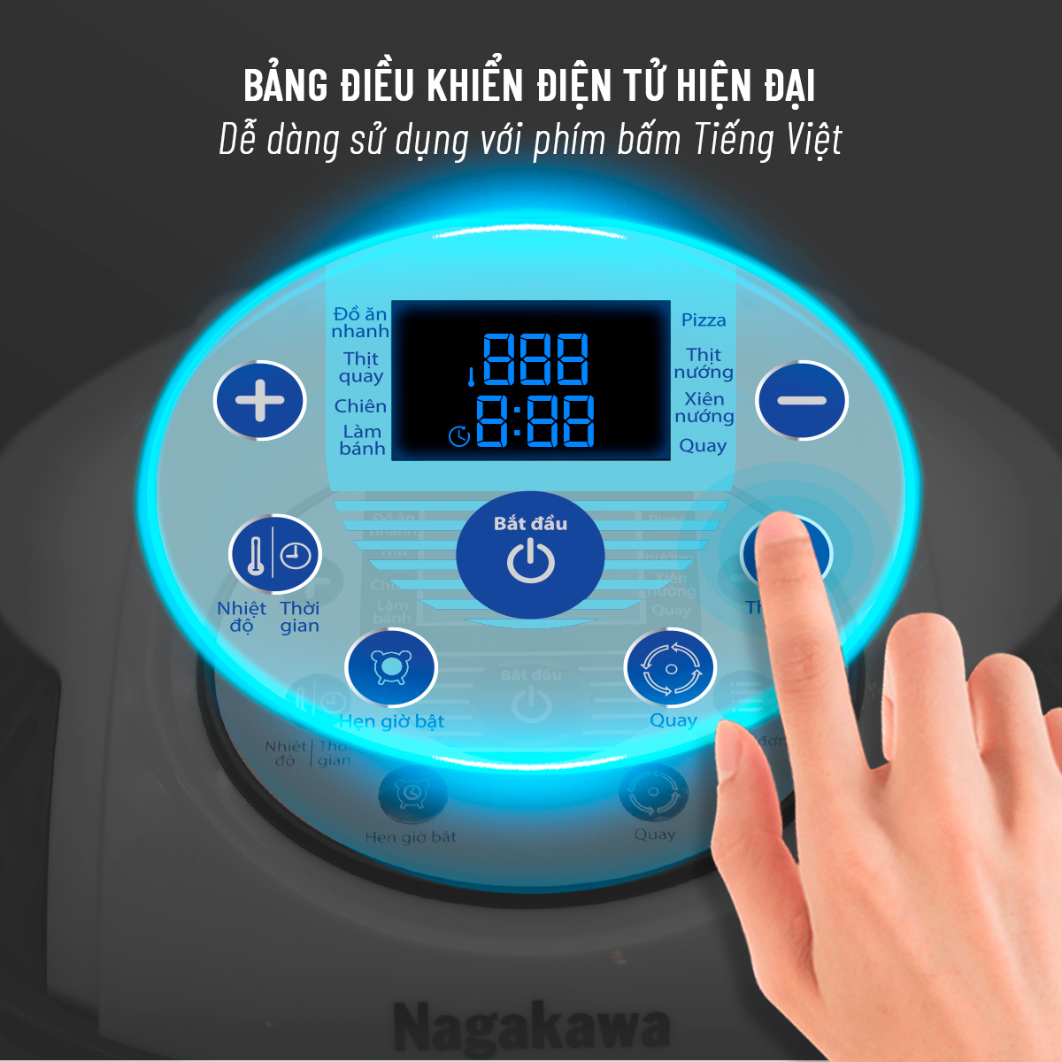 Nồi chiên không dầu Smartplus Nagakawa NAG3303 Nồi chiên không dầu Smartplus Nagakawa NAG3303