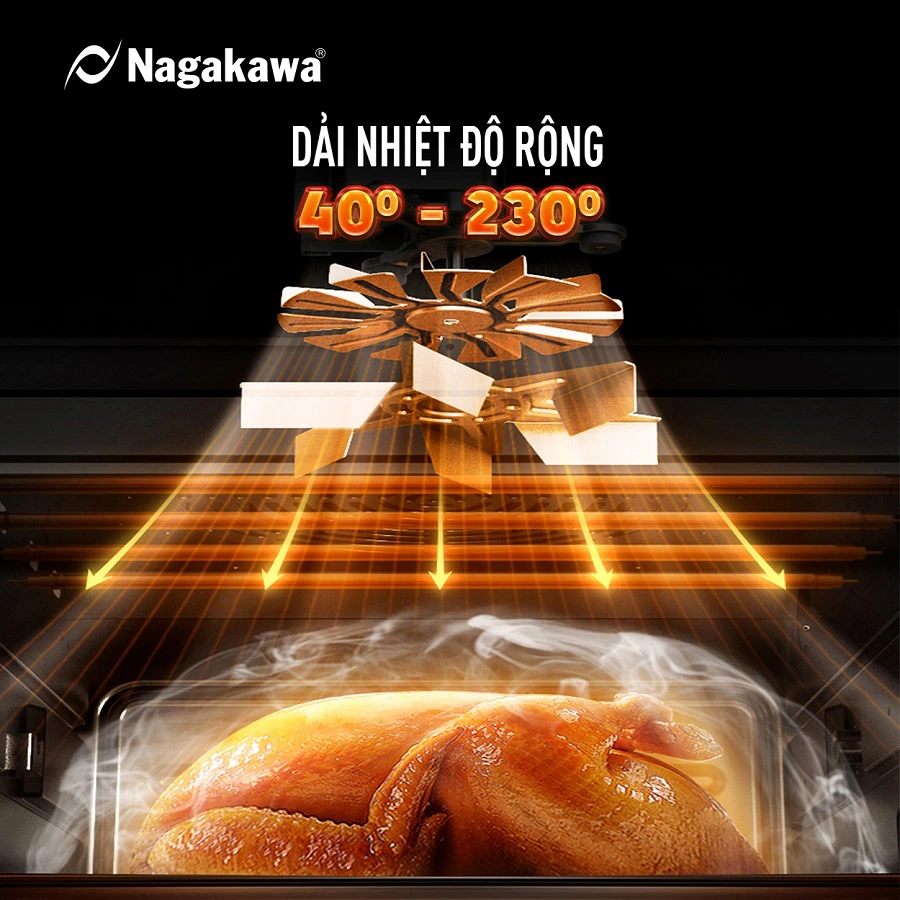 Nồi chiên không dầu Nagakawa NAG3308 Nồi chiên không dầu Nagakawa NAG3308
