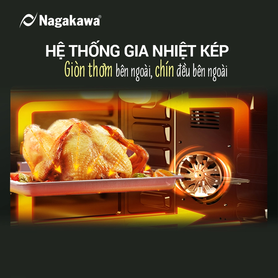 Nồi chiên không dầu cảm ứng Nagakawa NAG3309 Nồi chiên không dầu cảm ứng Nagakawa NAG3309