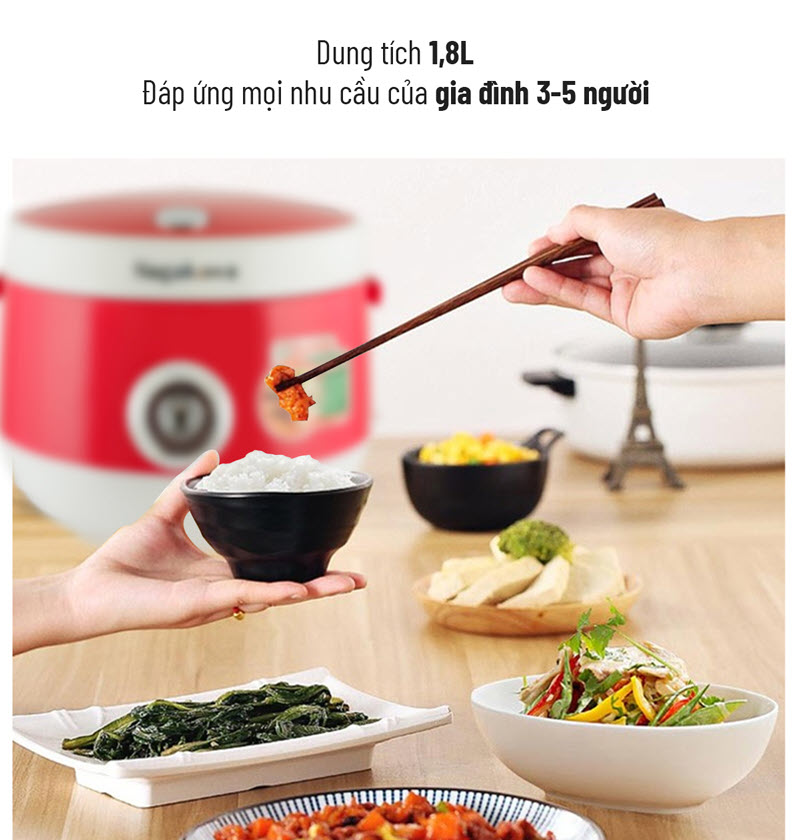 Nồi cơm điện 1,8L Nagakawa NAG0101 Nồi cơm điện 1,8L Nagakawa NAG0101