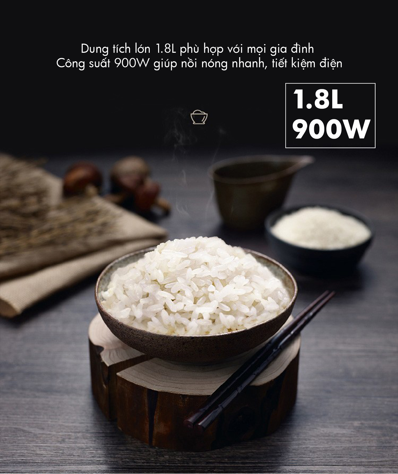 Nồi cơm điện nắp gài 1,8L Nagakawa NAG0111 Nồi cơm điện nắp gài 1,8L Nagakawa NAG0111