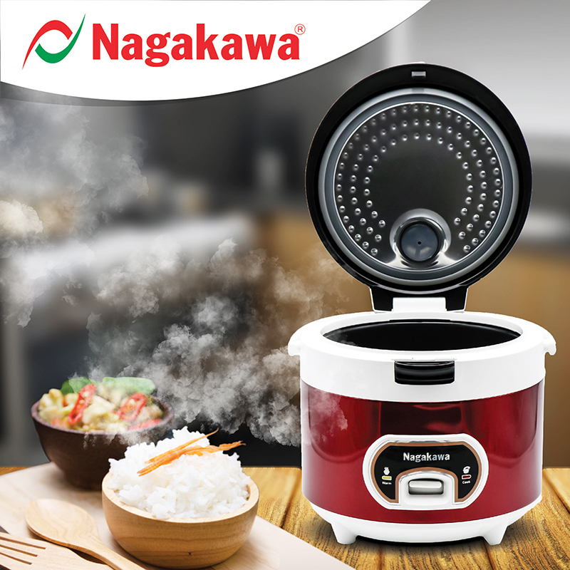 Nồi cơm điện nắp gài 1,8L Nagakawa NAG0111 Nồi cơm điện nắp gài 1,8L Nagakawa NAG0111
