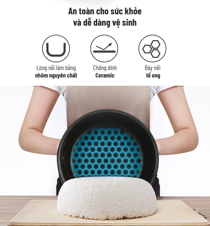 Nồi cơm điện 1,8L Nagakawa NAG0132 Nồi cơm điện 1,8L Nagakawa NAG0132