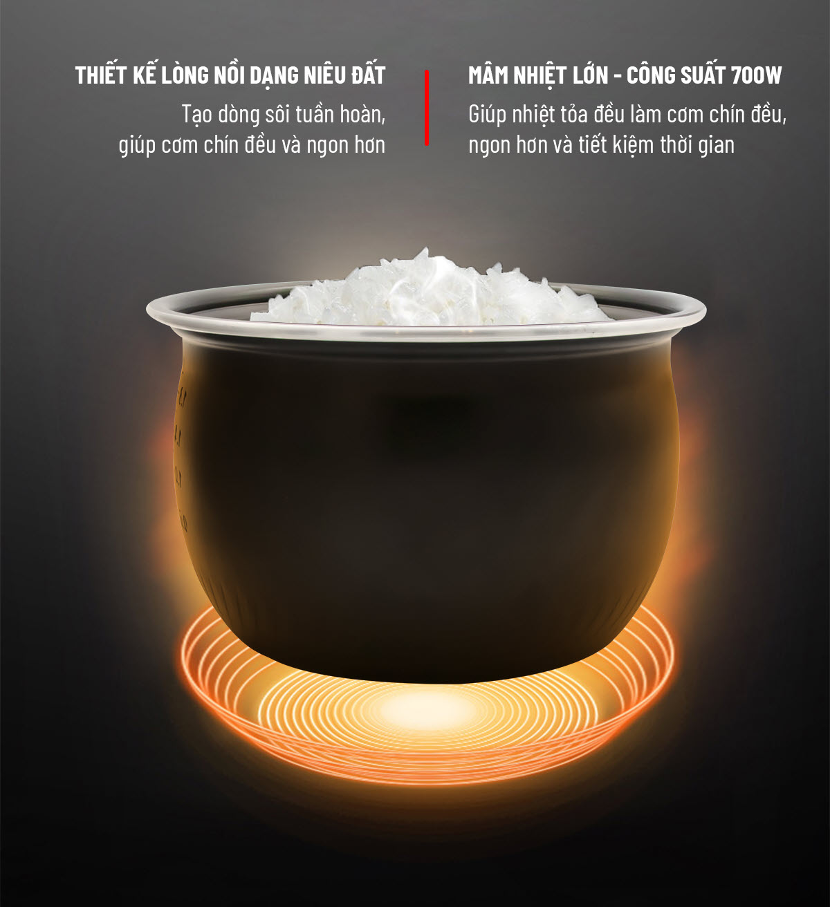 Nồi cơm điện 1,8L Nagakawa NAG0133 Nồi cơm điện 1,8L Nagakawa NAG0133