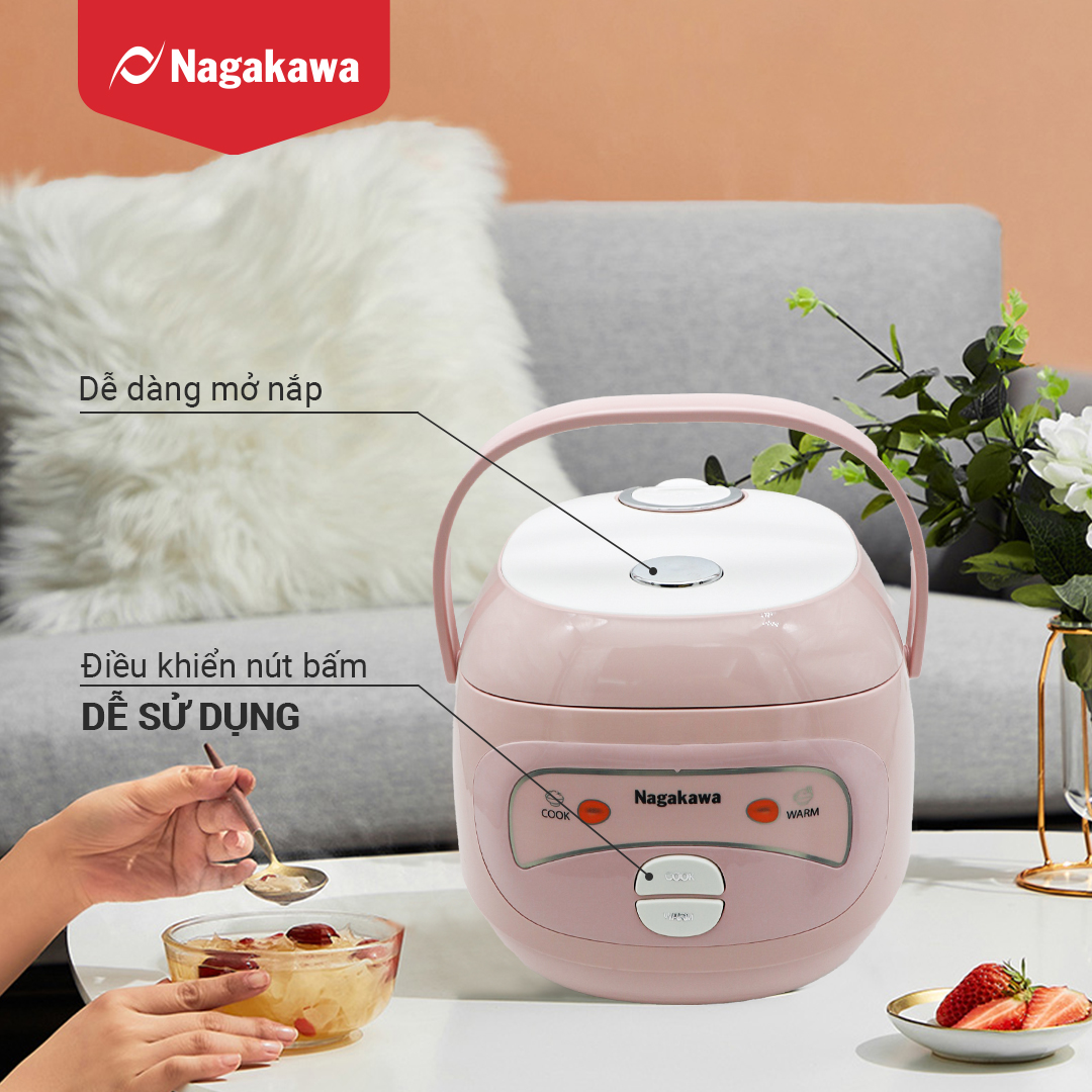 Nồi cơm điện 1L Nagakawa NAG0134 Nồi cơm điện 1L Nagakawa NAG0134