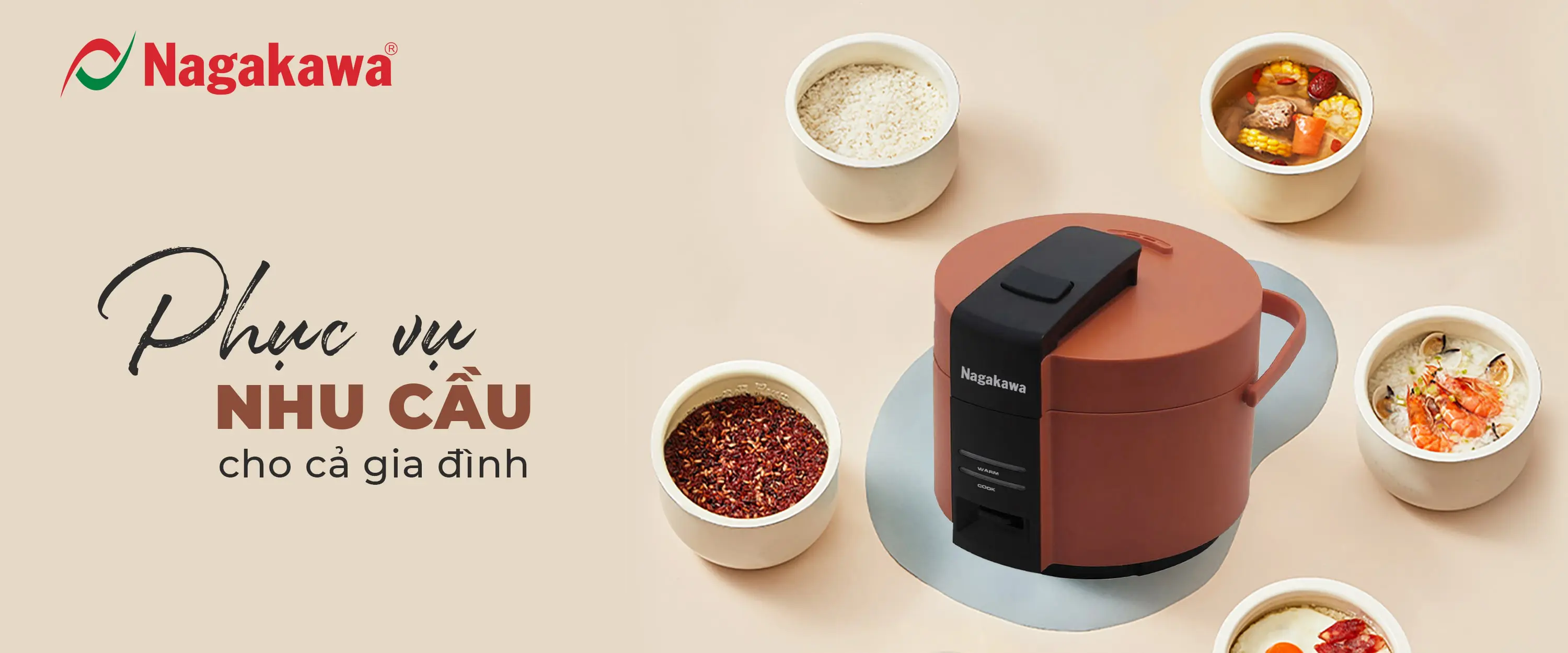 Nồi cơm điện 1,8L Nagakawa NAG0143 Nồi cơm điện 1,8L Nagakawa NAG0143