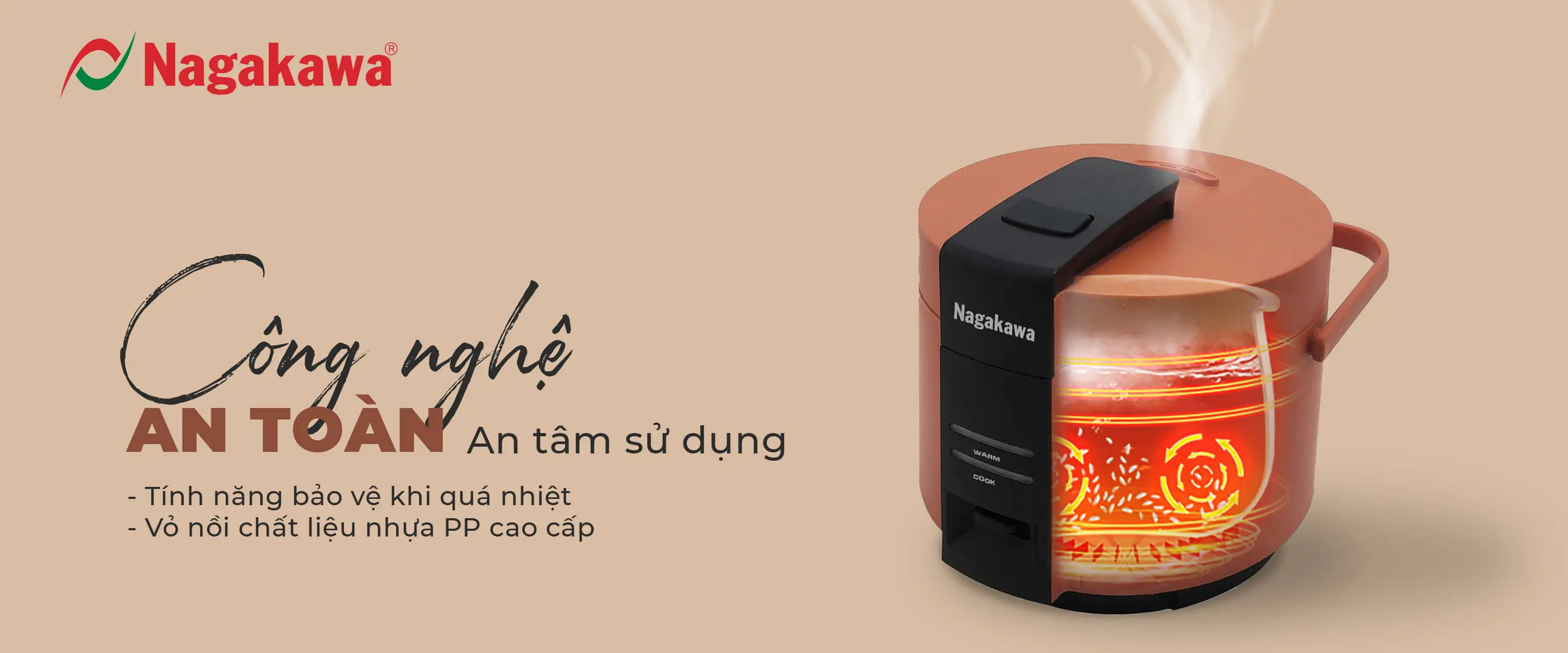 Nồi cơm điện 1,8L Nagakawa NAG0143 Nồi cơm điện 1,8L Nagakawa NAG0143