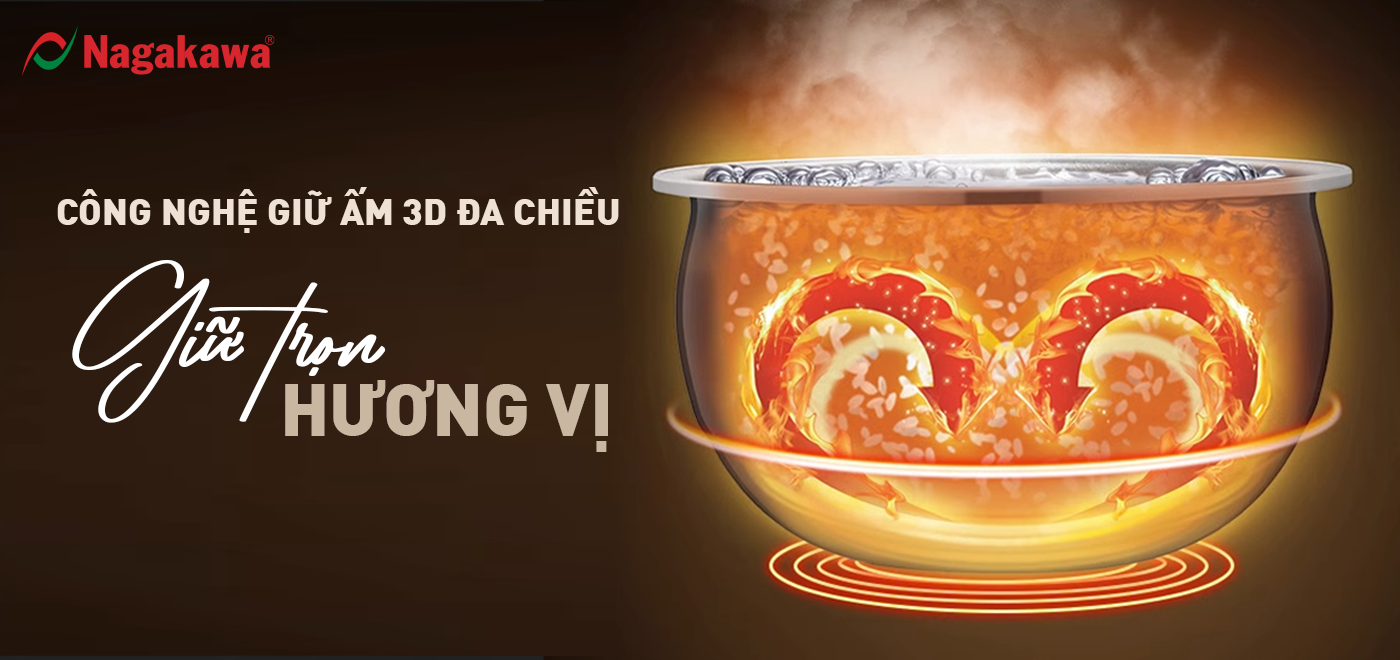 Nồi cơm điện 1,8L Nagakawa NAG0145 Nồi cơm điện 1,8L Nagakawa NAG0145