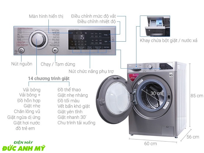 nút vệ sinh máy giặt LG cửa trước 9kg nút vệ sinh máy giặt LG cửa trước 9kg