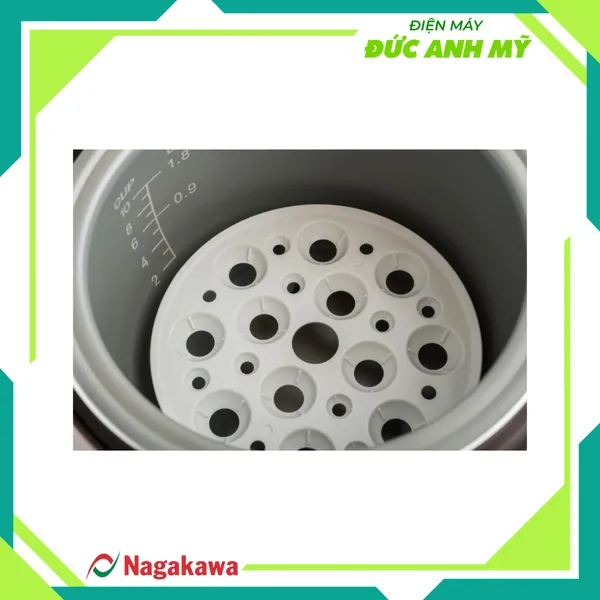 Nồi cơm điện 1,8L Nagakawa NAG0122