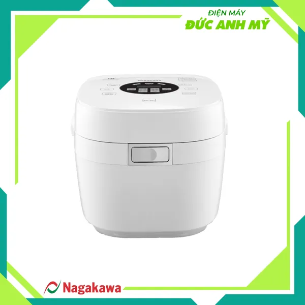 Nồi cơm điện 1.2L cao tần Nagakawa NAG0139 - 12 chế độ nấu - Giảm tinh bột