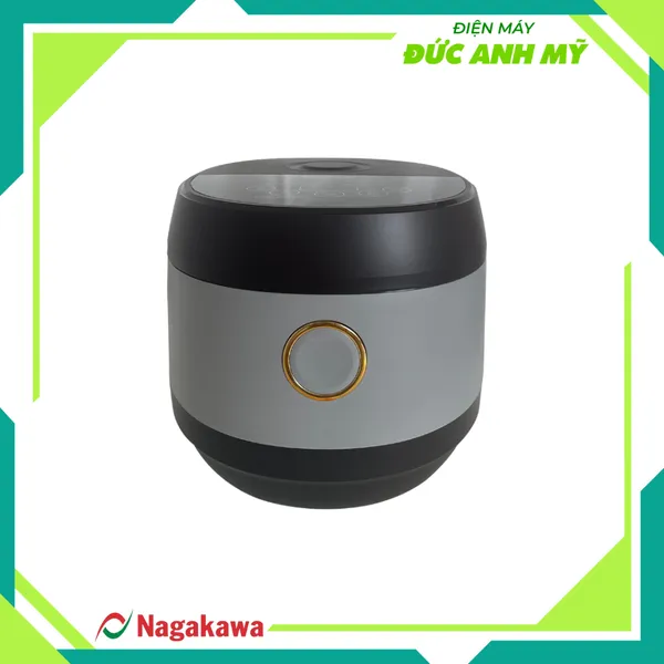 Nồi cơm điện 1.5L Nagakawa NAG0142 - Màu ghi - 10 chương trình nấu