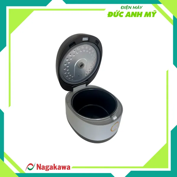 Nồi cơm điện 1.5L Nagakawa NAG0142 - Màu ghi - 10 chương trình nấu
