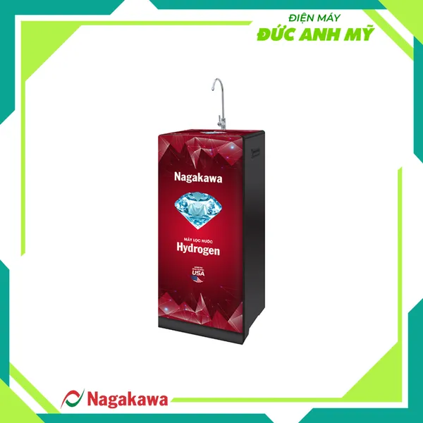 Máy lọc nước R.O Hydrogen 10 lõi Nagakawa NAG0508FB