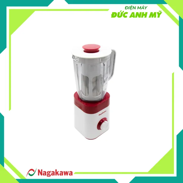 Máy xay sinh tố Nagakawa NAG0816 - Lưỡi dao, Lọc inox 304 kèm 3 cối tiện lợi