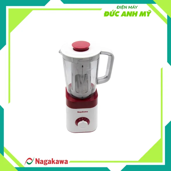 Máy xay sinh tố Nagakawa NAG0816 - Lưỡi dao, Lọc inox 304 kèm 3 cối tiện lợi
