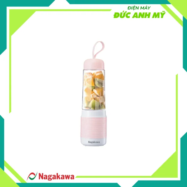 Máy xay sinh tố cầm tay Nagakawa NAG0826 (300ml – 35W – Màu hồng)