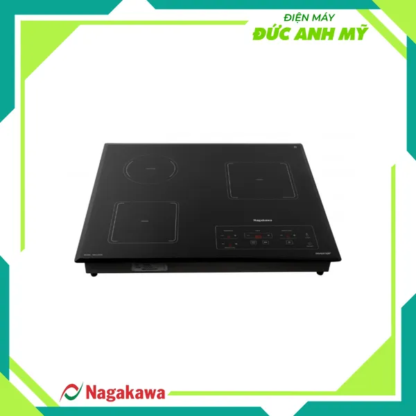 Bếp từ hồng ngoại 3 lò Nagakawa Inverter NAG1253M - Premium