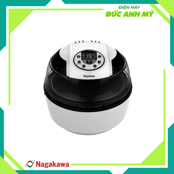 Nồi chiên không dầu Smartplus Nagakawa NAG3303 - Xoay 360 độ - 5 phụ kiện