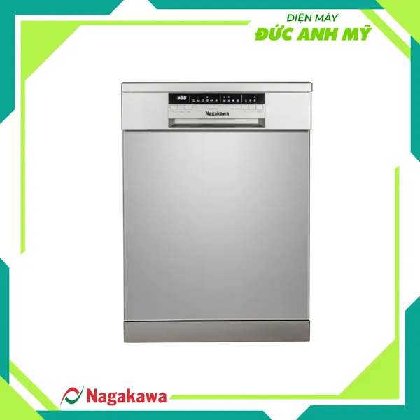 Máy rửa chén bát 15 bộ cao cấp Nagakawa NAG3601M15