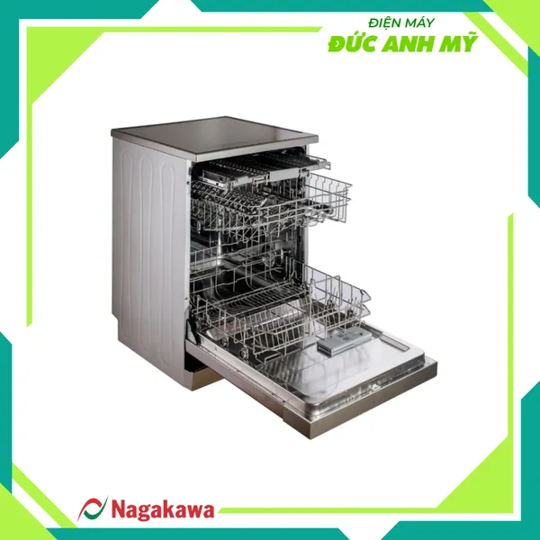 Máy rửa chén bát 15 bộ cao cấp Nagakawa NAG3601M15