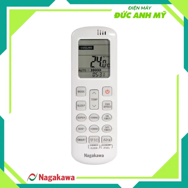 Máy lạnh 1 chiều Nagakawa Inverter 9000BTU/H NIS-C09R2H11