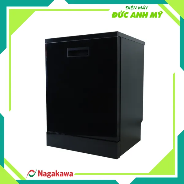 Máy rửa chén bát 15 bộ cao cấp Nagakawa NK15D05M - Diệt khuẩn UV Led, Nano Silver